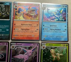 Pokemon Prismatic Evolutions Costco Cosmo Promo Cards (8 Cards Total) - #03 - Image 5