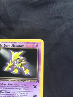 Pokemon Cards: Team Rocket 1st Edition Rare: Dark Alakazam 18/82 - Image 3