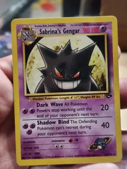 Sabrina's Gengar 29/132 Gym Challenge Unlimited Pokemon TCG Non-Holo Rare - Image 1