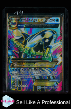 PROTO KYOGRE EX POKEMON XY 149/160 2015 PRIMAL CLASH GERMAN - Image 1
