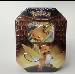 Pokemon TCG Hidden Fates Tin (Raichu) - Image 1