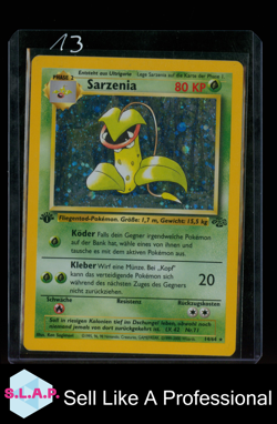 SARZENIA HOLO POKEMON 14/64 1999 JUNGLE 1ST EDITION GERMAN - Image 1