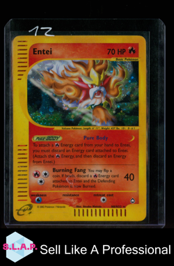 ENTEI HOLO POKEMON H8/H32 2002 AQUAPOLIS ENGLISH - Image 1