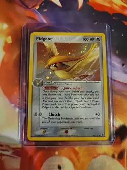Pokemon TCG Pidgeot EX FireRed & LeafGreen 10 Holo Holo Rare SWIRL 🔥 - Image 1