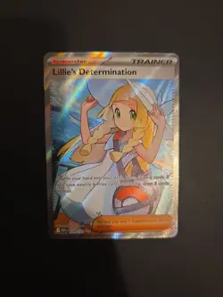 Pokemon TCG Lillies Determination 169/132 Ultra Rare Full Art Mega Evolution - Image 1