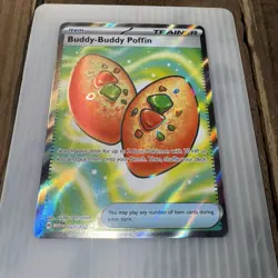 Pokemon TCG - Mega Evolution - Buddy-Buddy Poffin #167/132 - Near Mint - Image 2