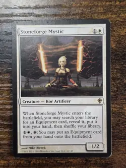 Stoneforge Mystic Lightly Played Worldwake Rare - Image 1