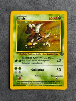 1999-2000 Pokemon PINSIR HOLO Dschungel 9/64 WOTC DE - Image 1