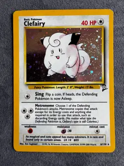 1999-2000 Pokemon CLEFAIRY HOLO Base Set 2 6/130 WOTC EN - Image 1