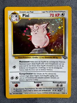 1999-2000 Pokemon PIXI HOLO Double Swirl Dschungel 1/64 WOTC DE - Image 1