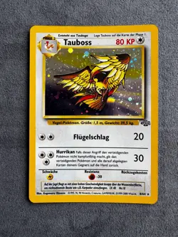1999 Pokemon TAUBOSS HOLO Dschungel 8/64 WOTC DE - Image 1