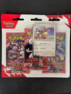 Pokemon TCG: Pokemon Destined Rivals Triple Blister Kangaskhan - Image 1