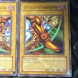 Yu-Gi-Oh! Right & Left Leg of the Forbidden One Cards Pair DB1-EN136 - Image 3