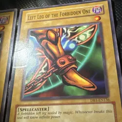 Yu-Gi-Oh! Right & Left Leg of the Forbidden One Cards Pair DB1-EN136 - Image 5