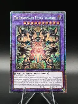 Yu-Gi-Oh! The Unstoppable Exodia Incarnate MP25-EN008 Starlight Rare 1st Ed *New - Image 1