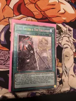The Fallen & The Virtuous Near Mint Starlight Rare 1st Edition Yu-Gi-Oh TCG - Image 2