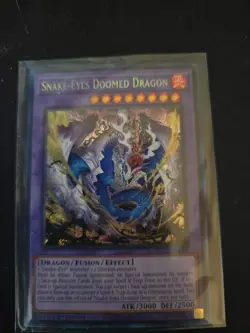 snake eyes doomed dragon holo yugioh - Image 1