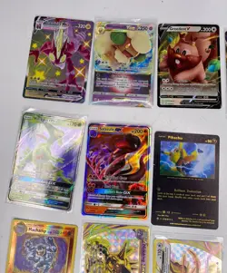 Pokemon 16 Holo Card Lot With Book Case - Pikachu, Maltaria, Nidoking, Machap - Image 3