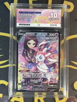 Sylveon V - TG14/TG30- Brilliant Stars - ACE Perfect 10 - English Pokemon Card - Image 1