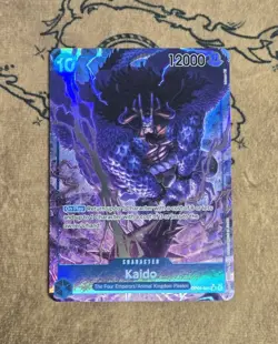 One Piece Card Game Kaido (Alternate Art) OP04-044 Super Rare NM English - Image 1