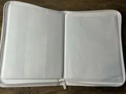 Pokemon 151 White 9-Pocket Zip Binder - 360 Cards - White Pages - NEW - Image 4