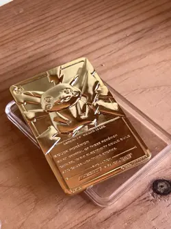 Pikachu 1999 Pokemon 23K Gold- Plated Burger King Nintendo Promo Trading Card! - Image 2