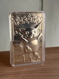 Pikachu 1999 Pokemon 23K Gold- Plated Burger King Nintendo Promo Trading Card! - Image 4