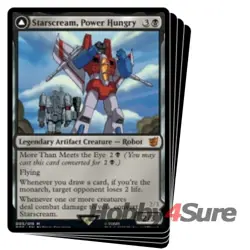 Starscream, Power Hungry X4 M/NM Magic: The Gathering MTG Transformers - Image 1