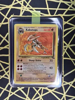 🔥 Kabutops 24/62 🔥 Original Non Holo Rare Fossil Set Pokemon Card WOTC 1999 - Image 1