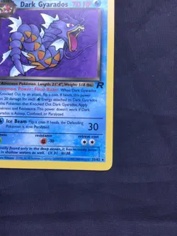 Pokemon Cards: Team Rocket 1st Edition Rare: Dark Gyarados 25/82 - Image 4
