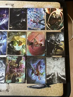 Final Fantasy Magic The Gathering Borderless Art Card Lot 27x N/M Cards No Dupes - Image 4
