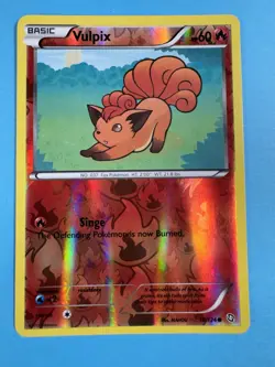 • Vulpix • Reverse Holo 18/124 NM Dragon Exalted 2012 Pokemon Card - Image 1