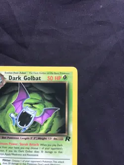 Pokemon Cards: Team Rocket 1st Edition Rare: Dark Golbat 24/82 - Image 3