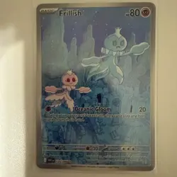 Pokemon TCG Frillish Illustration Rare Card 126/86 White Flare Mint Condition - Image 1