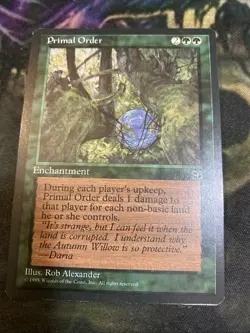 Primal Order Homelands RARE MTG 1995 Magic the Gathering CARD Enchantment - Image 2