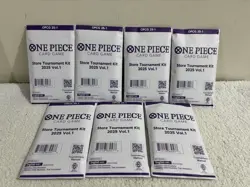 7 Pack Lot of One Piece Card Game Store Tournament Kit 2025 Vol. 1 - Image 1