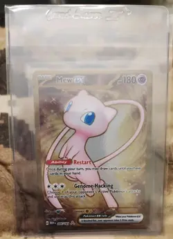 Mew EX Promo Metal Card Gold UR 205/165 UPC Scarlet & Violet-151 Pokemon TCG - Image 1