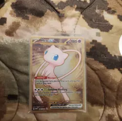 Mew EX Promo Metal Card Gold UR 205/165 UPC Scarlet & Violet-151 Pokemon TCG - Image 3