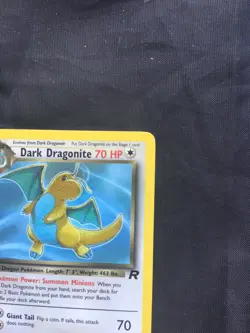 Pokemon Cards: Team Rocket 1st Edition Rare: Dark Dragonite 22/82 - Image 3