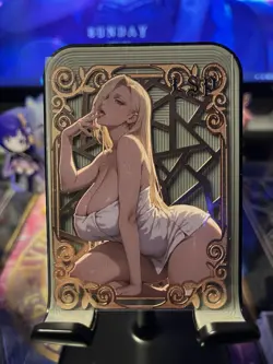 Goddess Story Metal Card Serialized Anime Waifu Random Serial # - Image 1