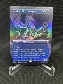 Ancient Silver Dragon (Borderless) Commander Legends: Battle for Baldur's... - Image 1