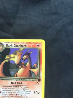 Pokemon Cards: Team Rocket 1st Edition Rare: Dark Charizard 21/82 - Image 3