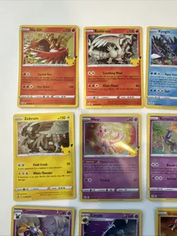 2021 Pokemon Celebrations Complete Holo Set Including Mew-All Cards NM Condition - Image 2