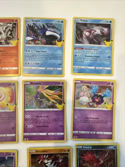 2021 Pokemon Celebrations Complete Holo Set Including Mew-All Cards NM Condition - Image 3