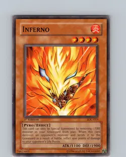 Yu-Gi-Oh TCG Inferno IOC-019 1st Edition Regular Common Card Played LP - Image 1