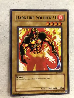 Yu-Gi-Oh! Darkfire Soldier #1 Common Card PSV-043 LP - Image 1