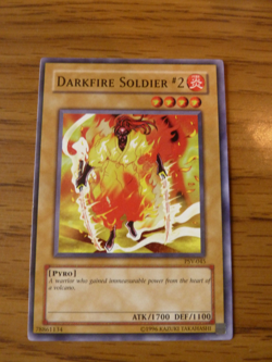 YuGiOh Darkfire Soldier #2 Pharaoh's Servant PSV-045 card - Image 1