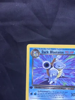 Pokemon Cards: Team Rocket 1st Edition Rare: Dark Blastoise 20/82 - Image 2