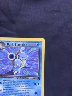 Pokemon Cards: Team Rocket 1st Edition Rare: Dark Blastoise 20/82 - Image 3