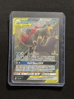 Pokemon TCG Umbreon & Darkrai GX Holo Card 125/236 Sm-Unified Minds Tag Team - Image 1